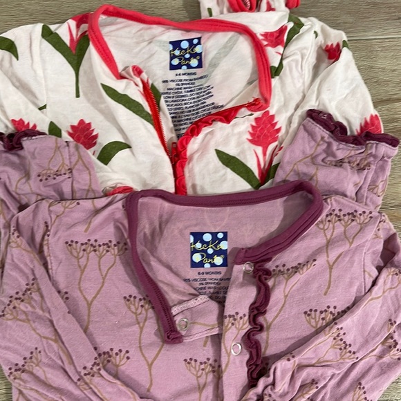 Kickee Pants Other - Kickee Pants Girls Onesie Set (3-6 mo, 6-9 mo).